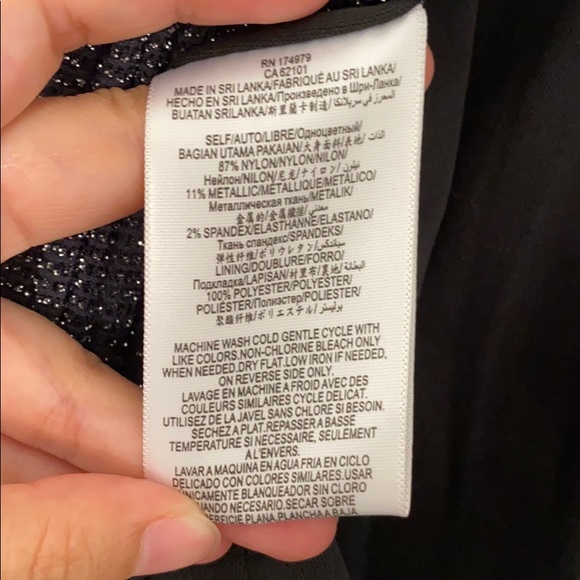 NWT BCBGeneration Black Sparkly Blazer - Picture 10 of 13